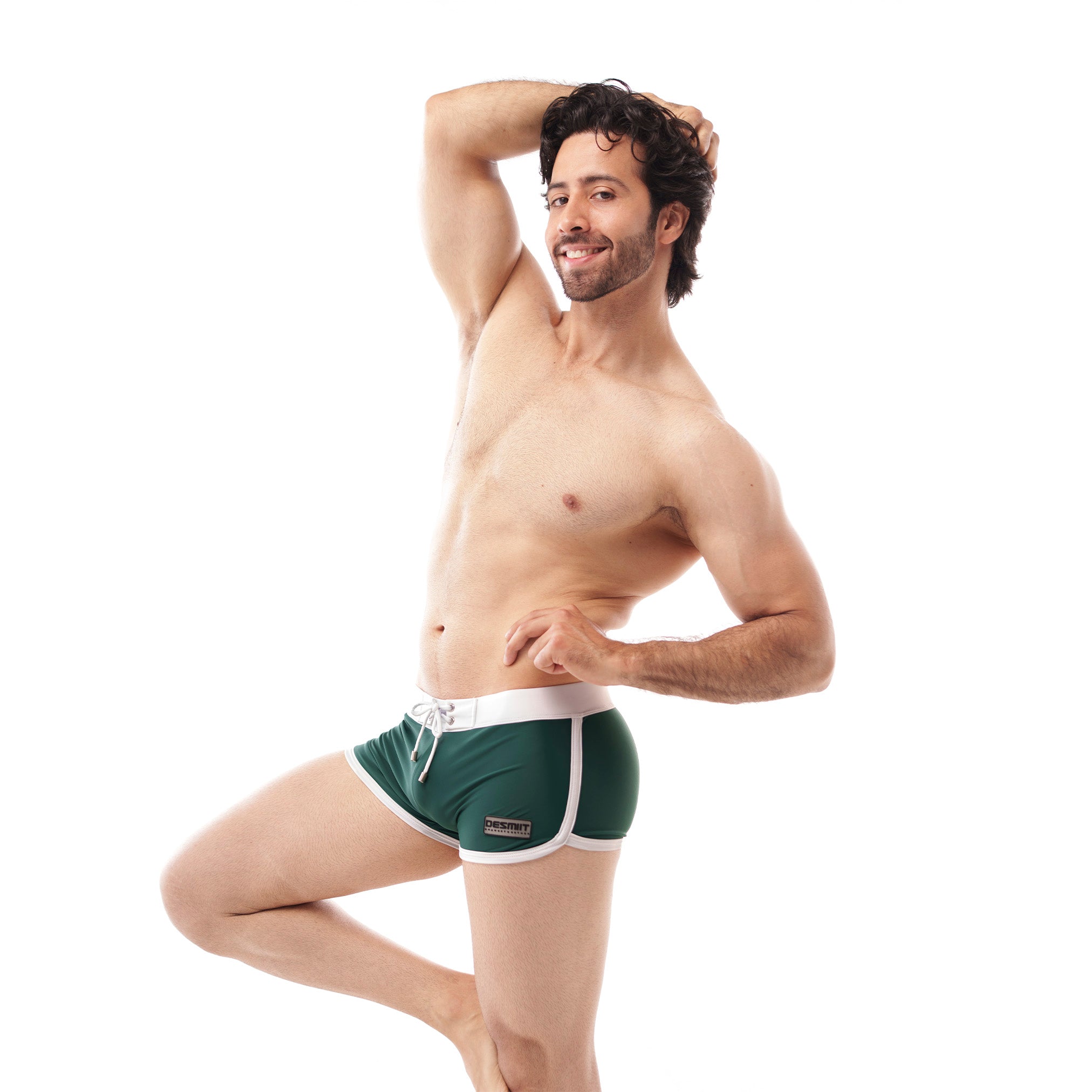 Bañador DT Verde con Blanco