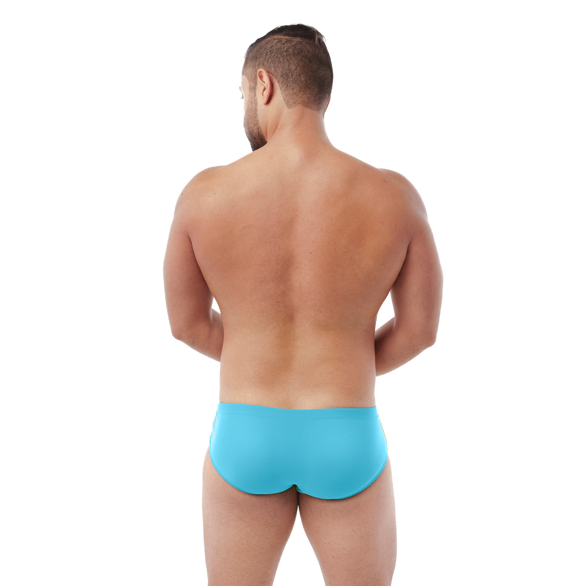 Bañador DT bitono blanco azul