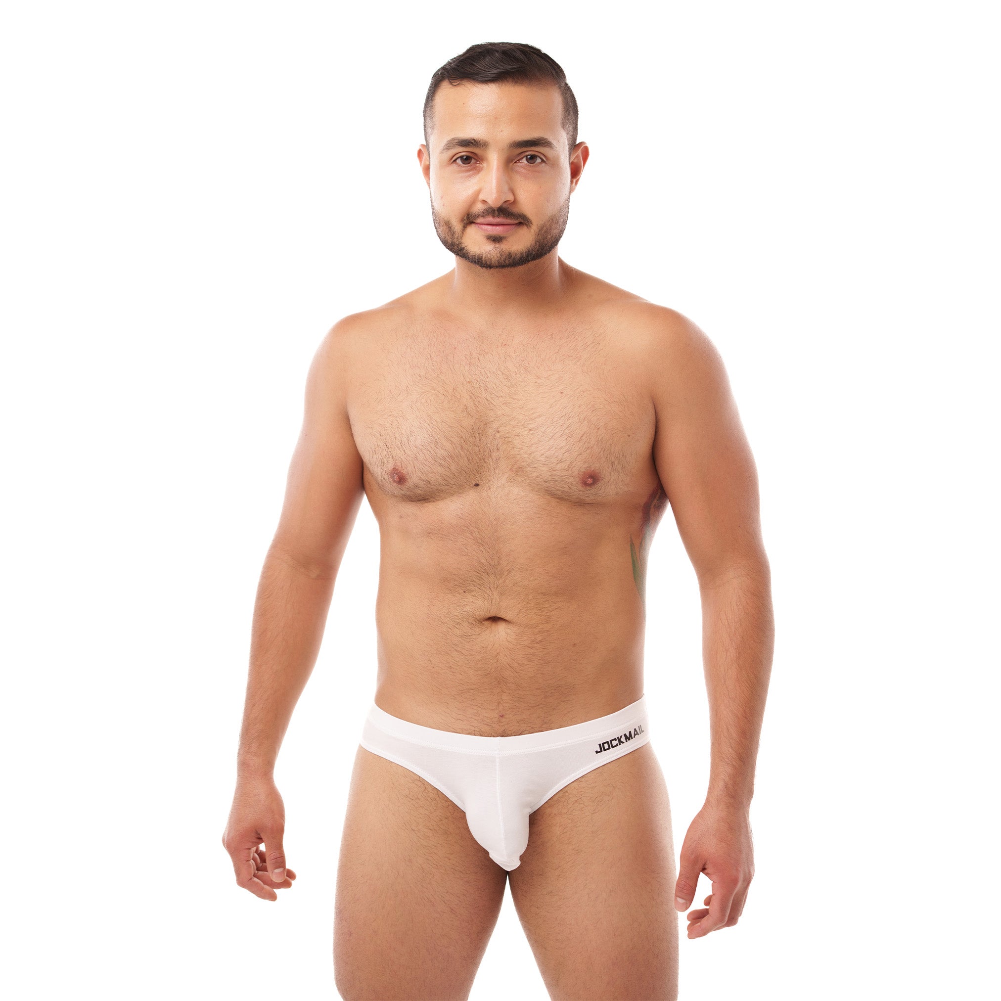 Bikini JockMail Liso Blanco