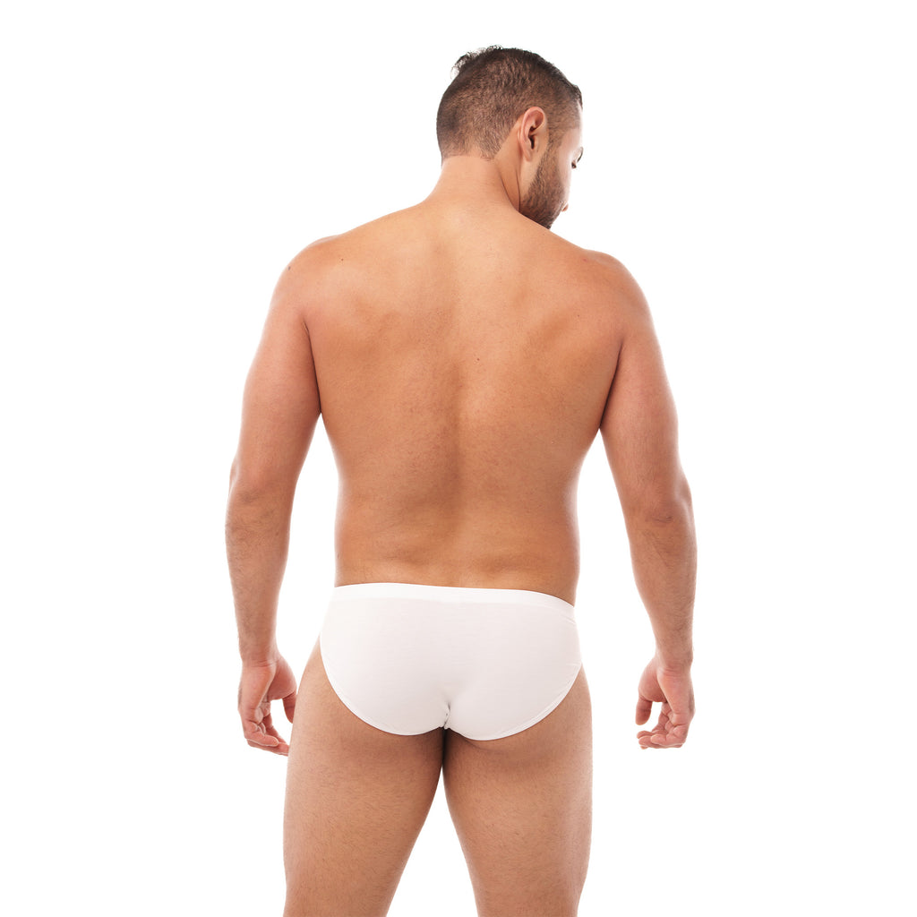 Bikini JockMail Liso Blanco