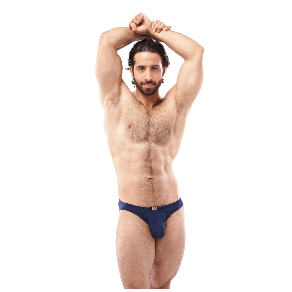 Bikini Men's  Look Frente Azul Marino