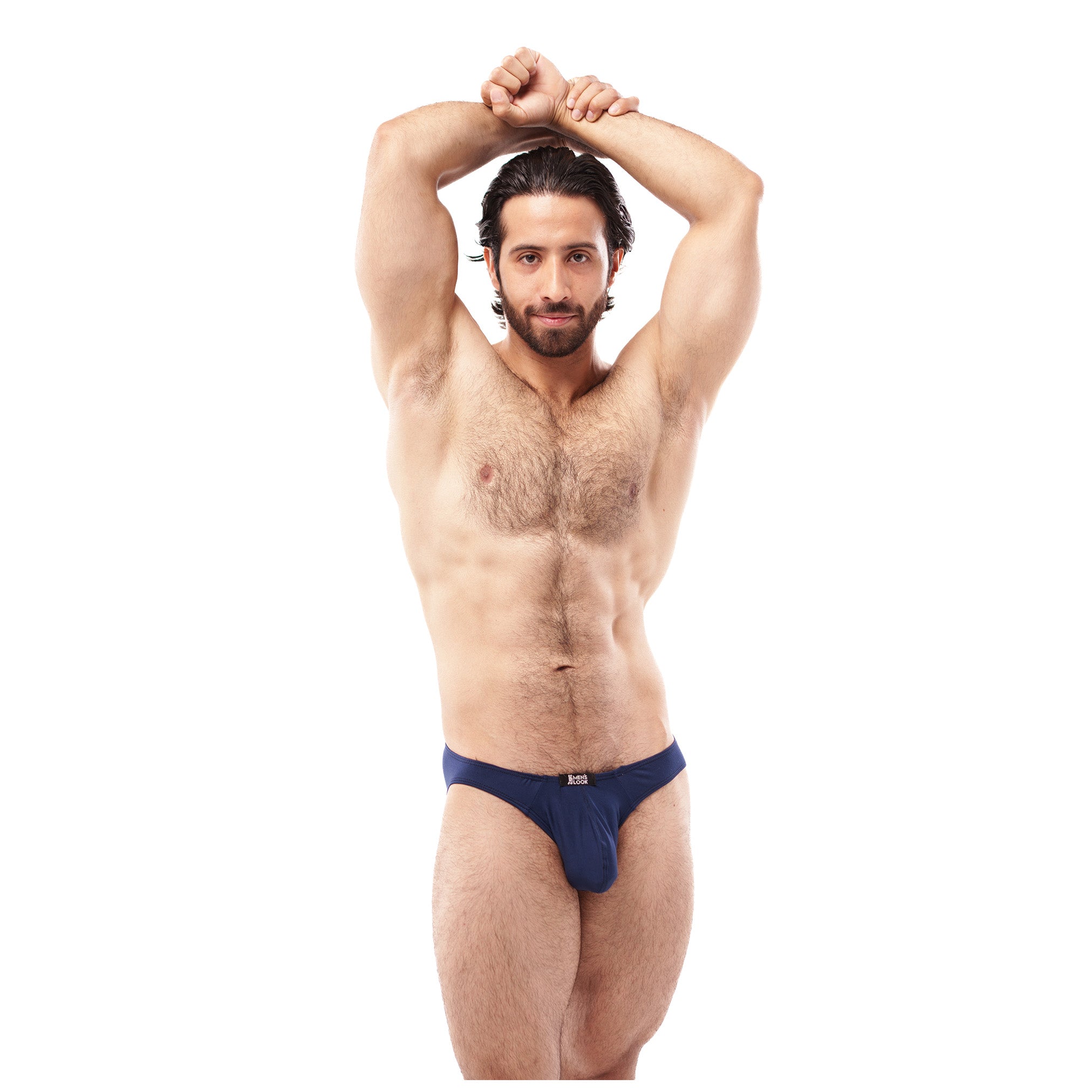 Bikini Men's  Look Frente Azul Marino