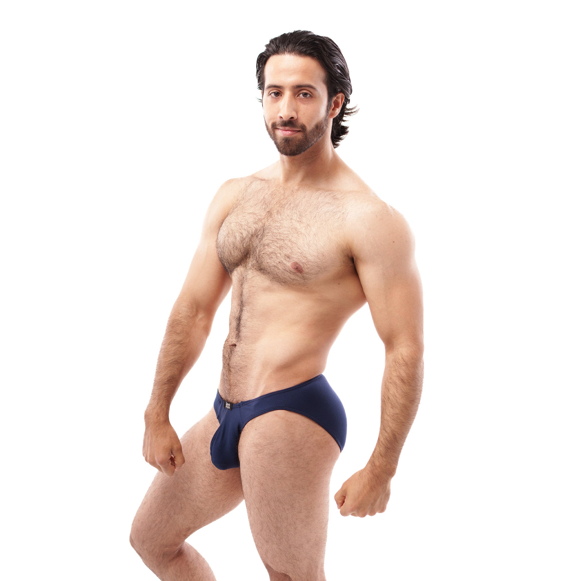 Bikini Men's  Look Frente Azul Marino