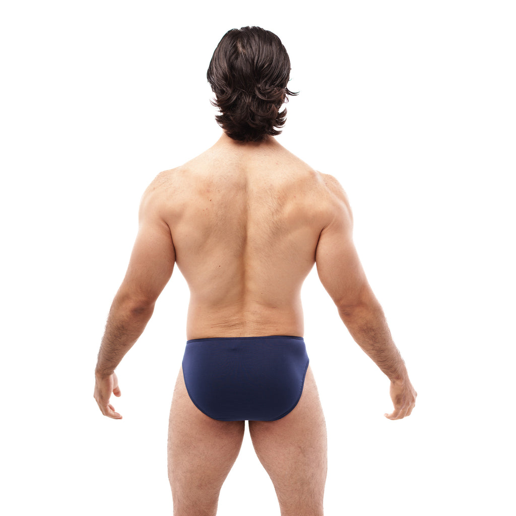 Bikini Men's  Look Frente Azul Marino