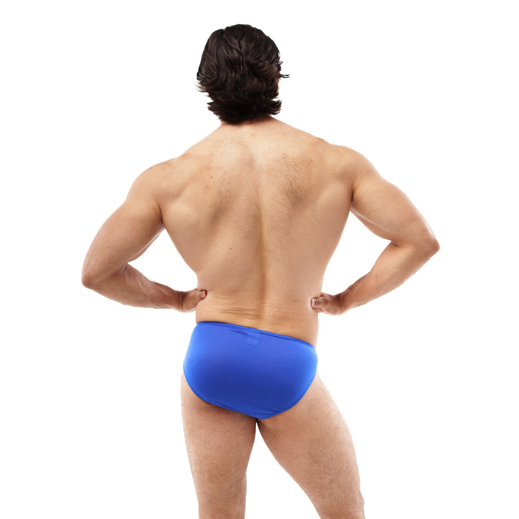 Bikini Men's  Look Frente Azul Rey