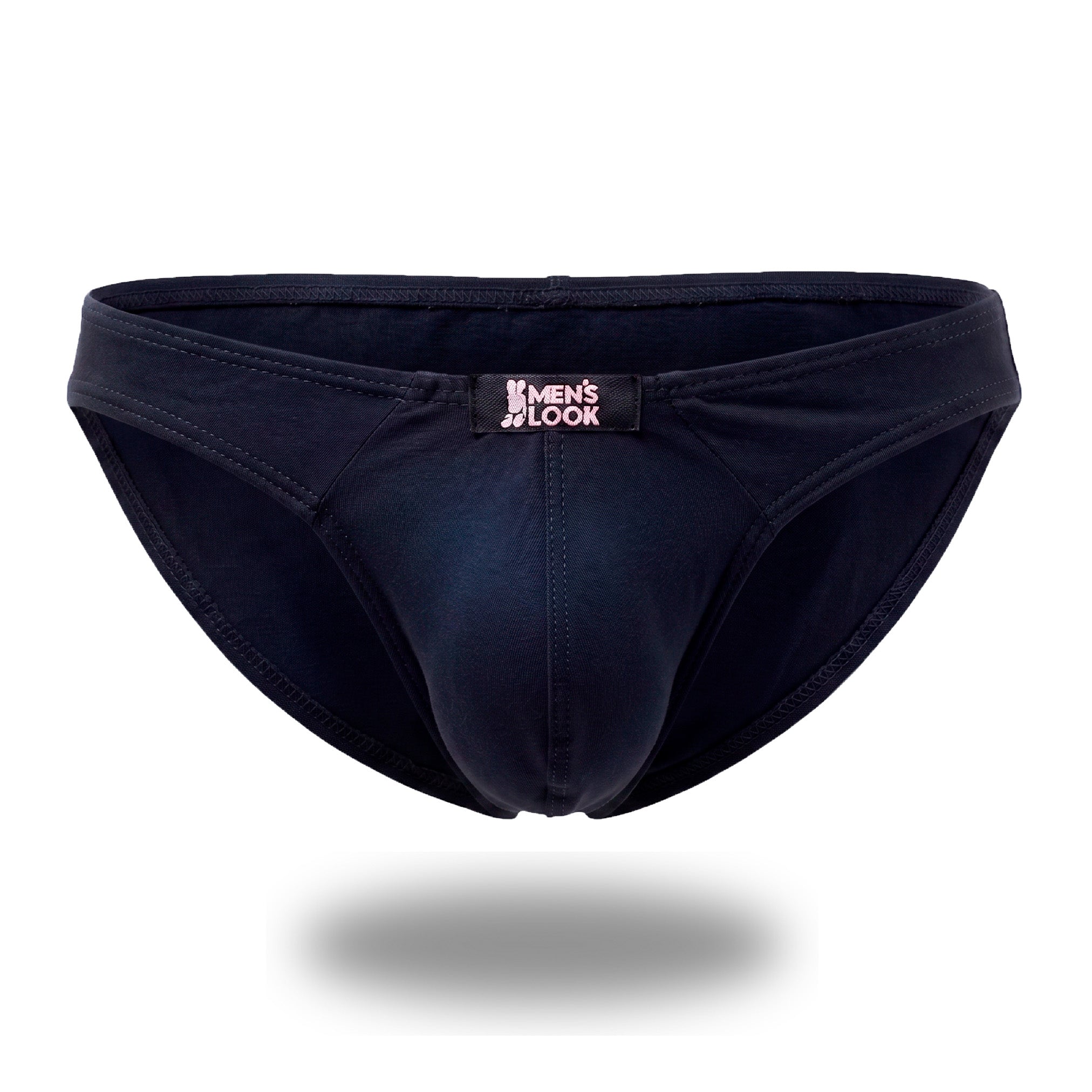 Bikini Men's  Look Frente Tanga Negro