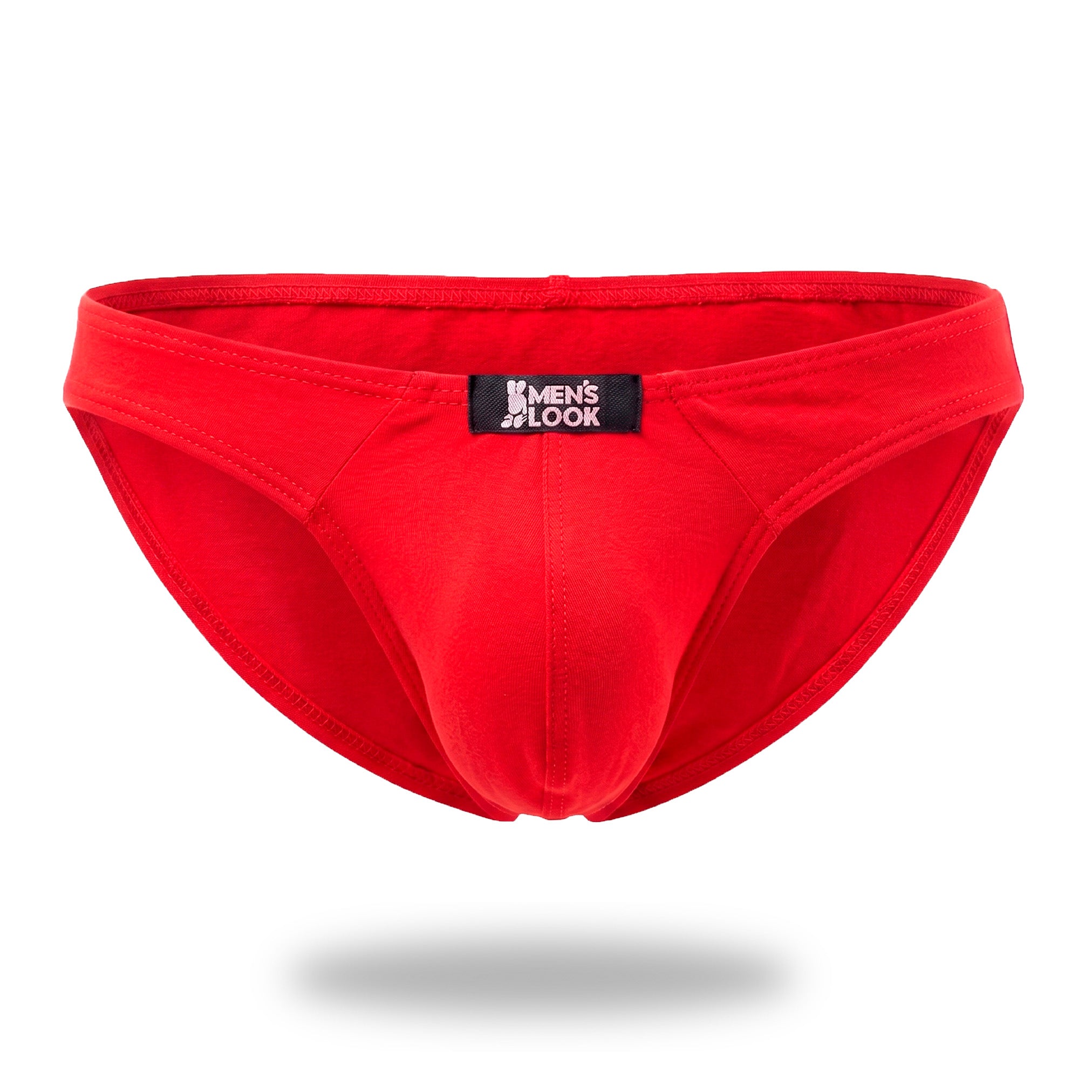Bikini Men's  Look Frente Rojo