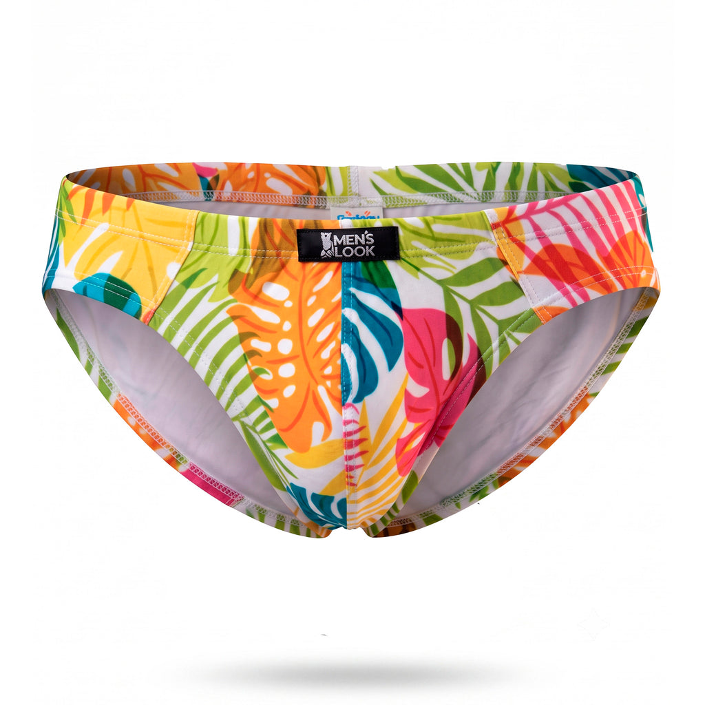 Bikini Mens Look Tropical Plants