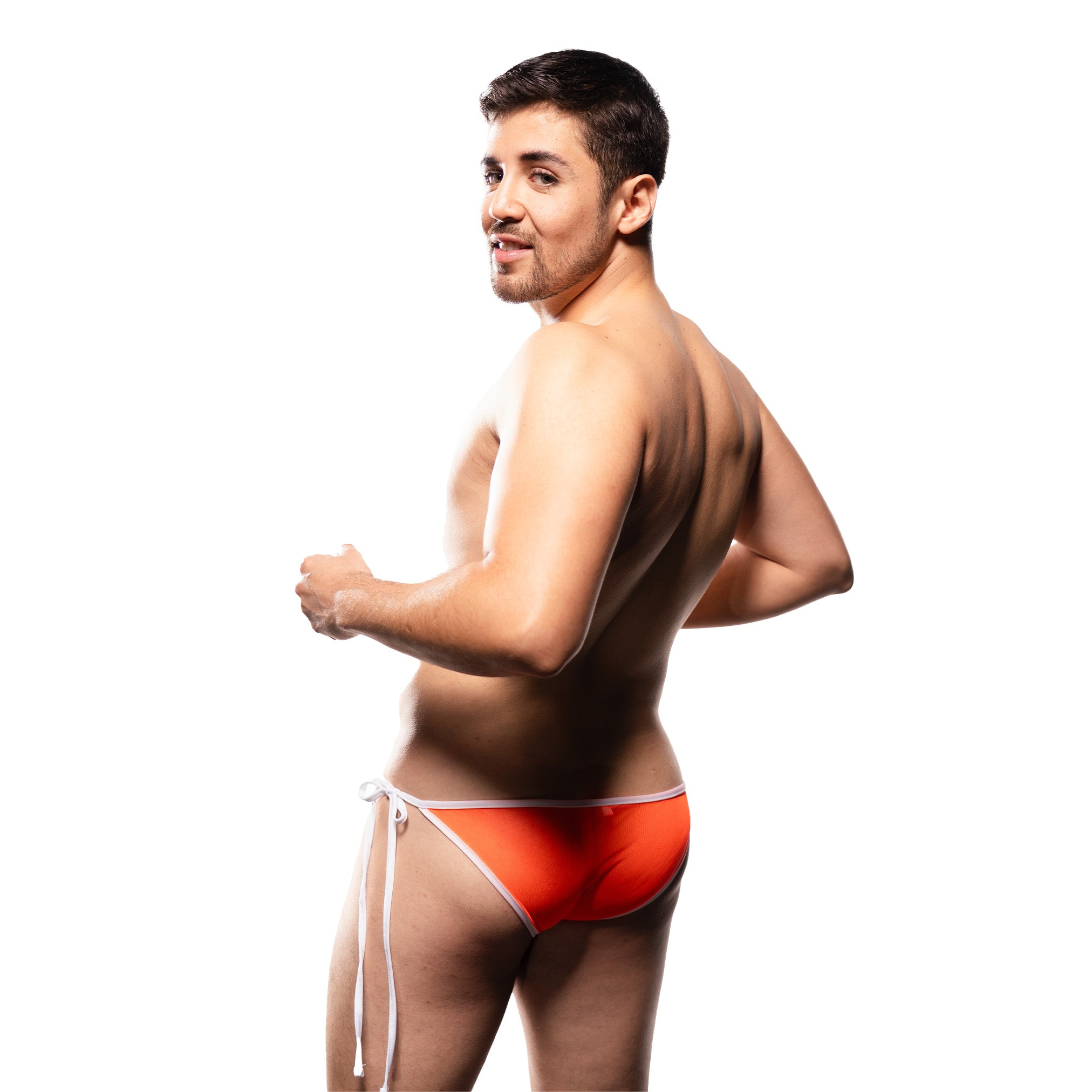 Bikini Men's  Look Mesh Naranja