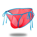 Bikini Men's  Look Mesh Rojo