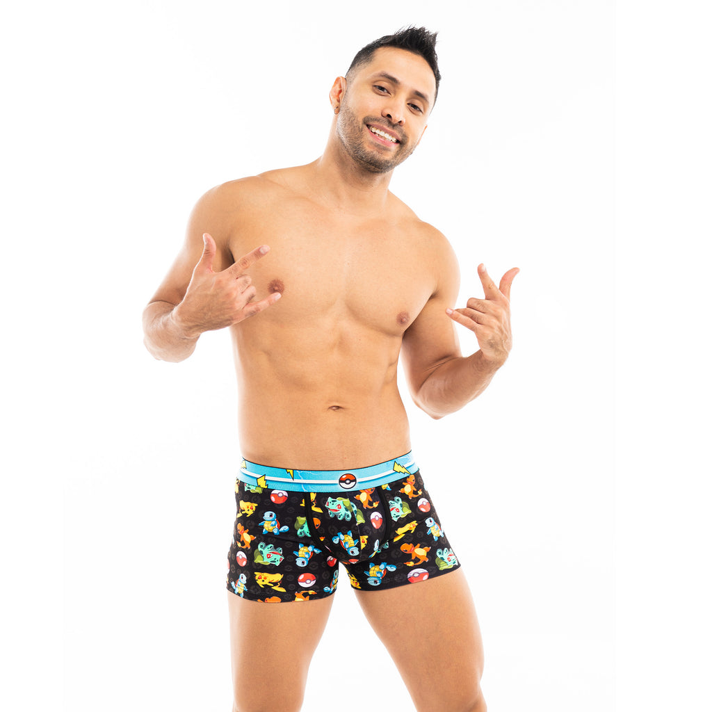 Boxer BH Pokemon Negro