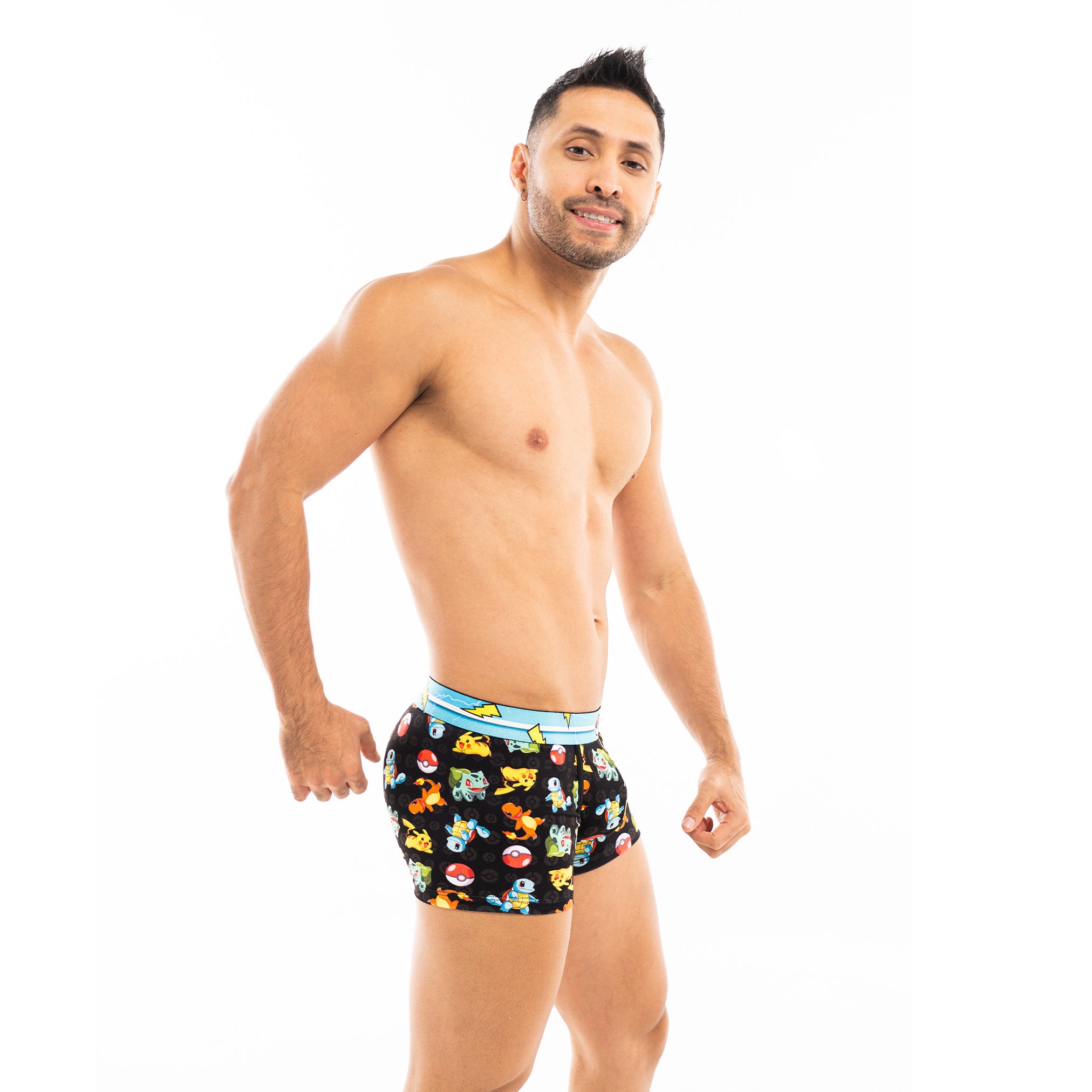 Boxer BH Pokemon Negro