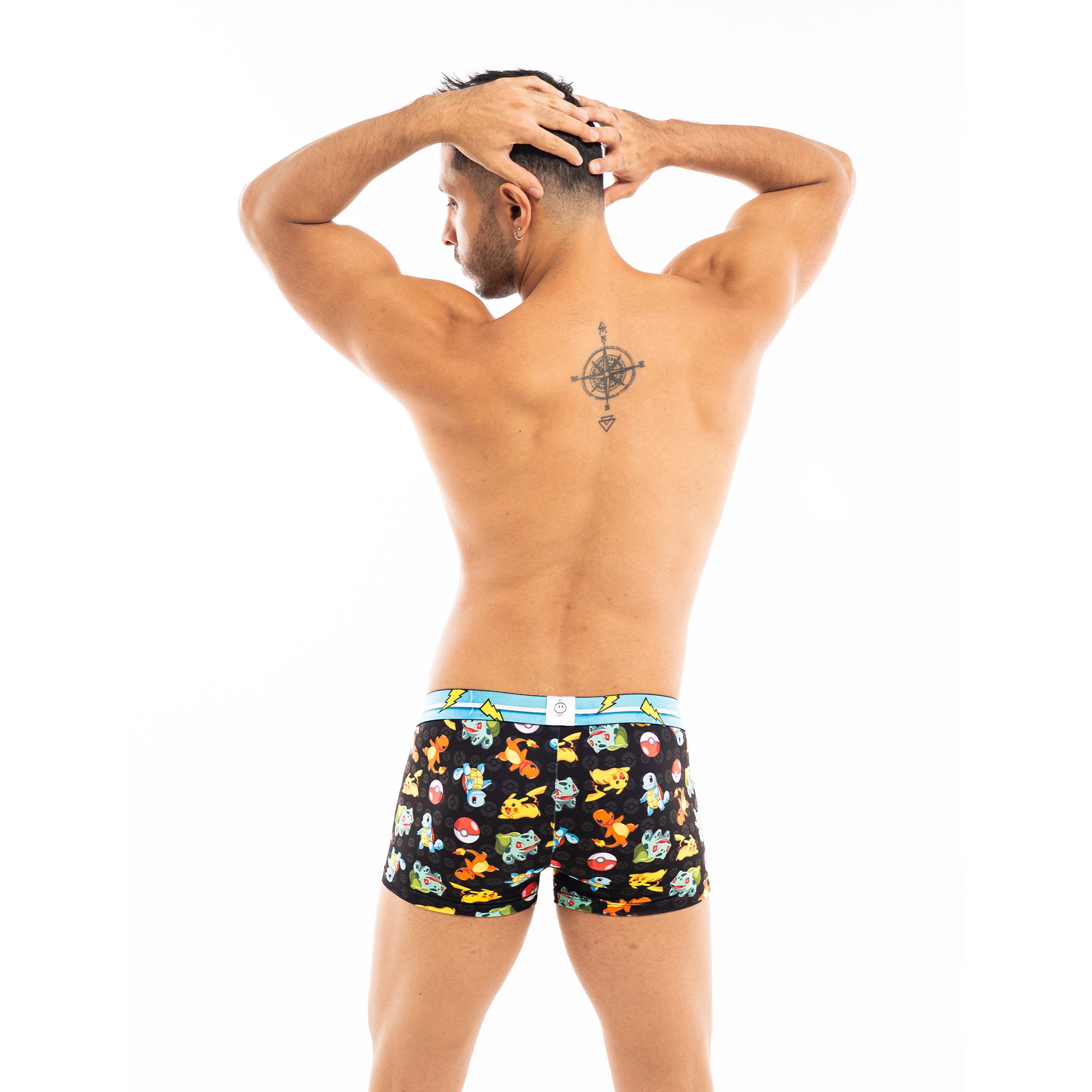 Boxer BH Pokemon Negro