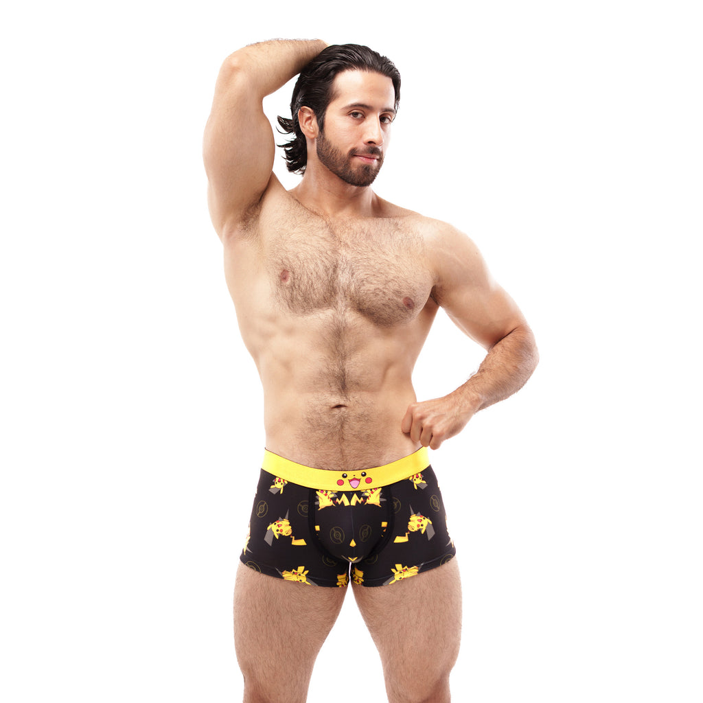Boxer BH Pokemon Pikachu Negro