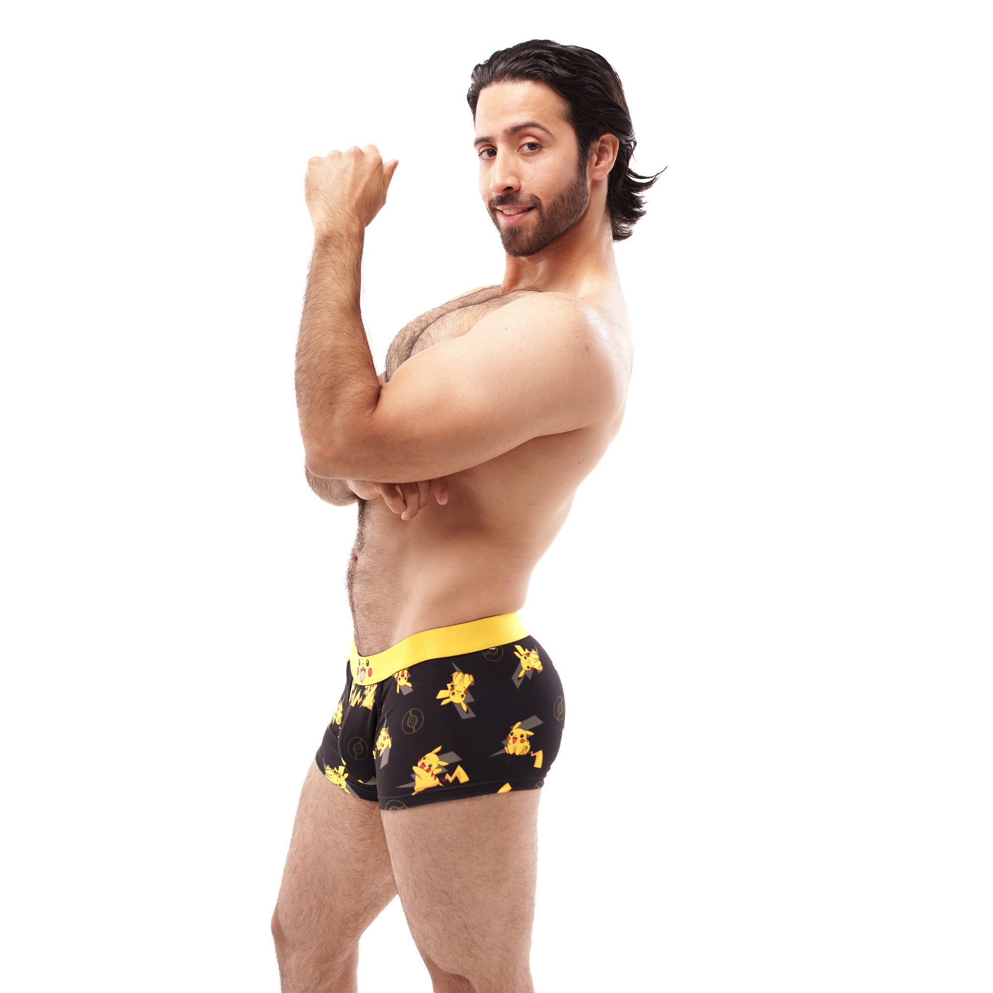 Boxer BH Pokemon Pikachu Negro