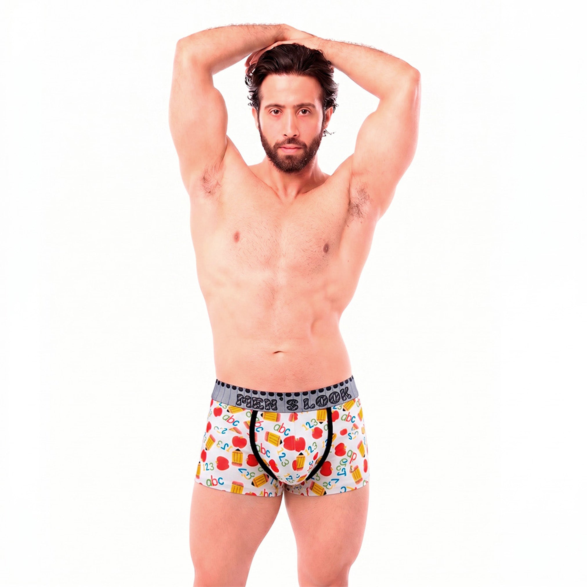 Boxer Mens Look Apple Teacher