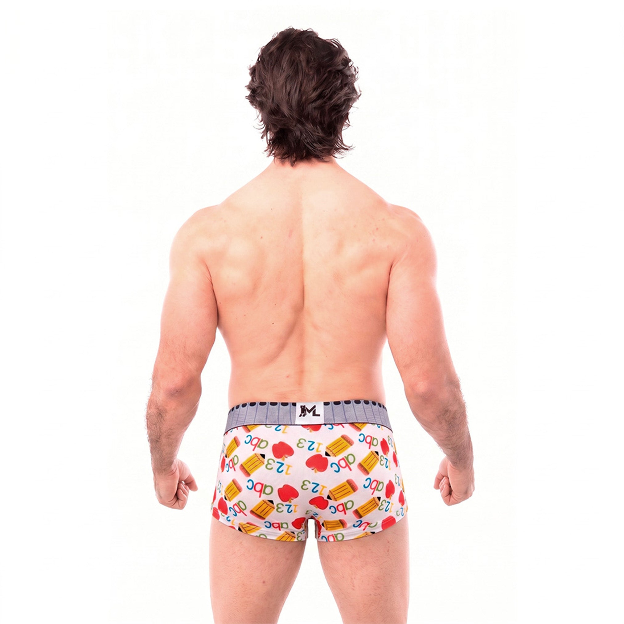 Boxer Mens Look Apple Teacher