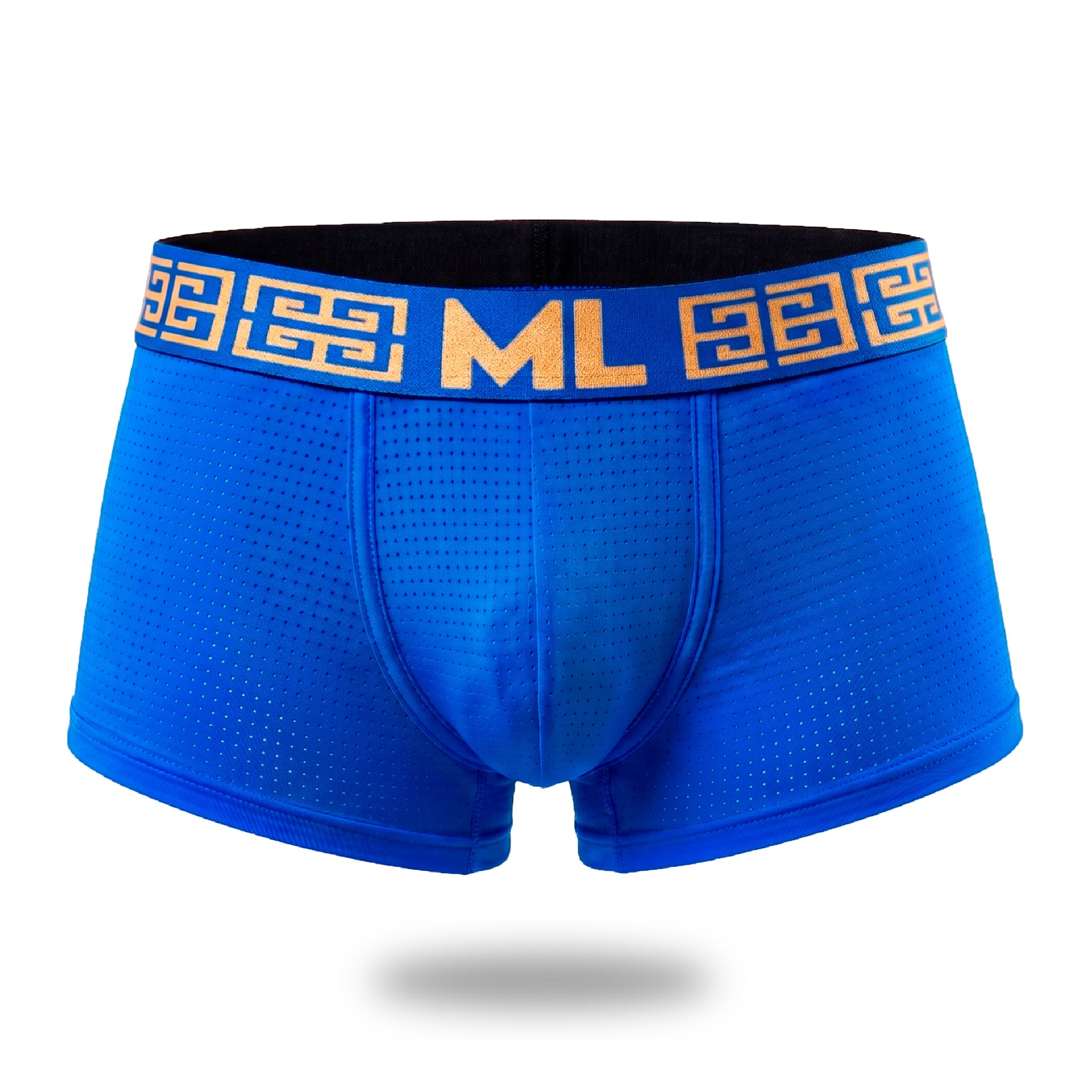 Boxer Mens Look Grecas Azul Rey
