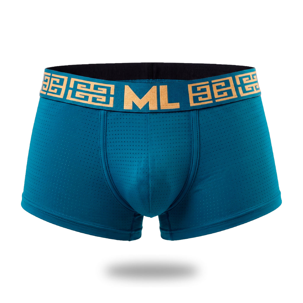 Boxer Mens Look Grecas Petroleo