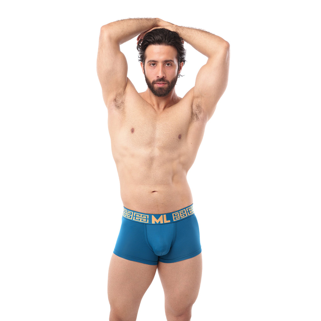 Boxer Mens Look Grecas Petroleo