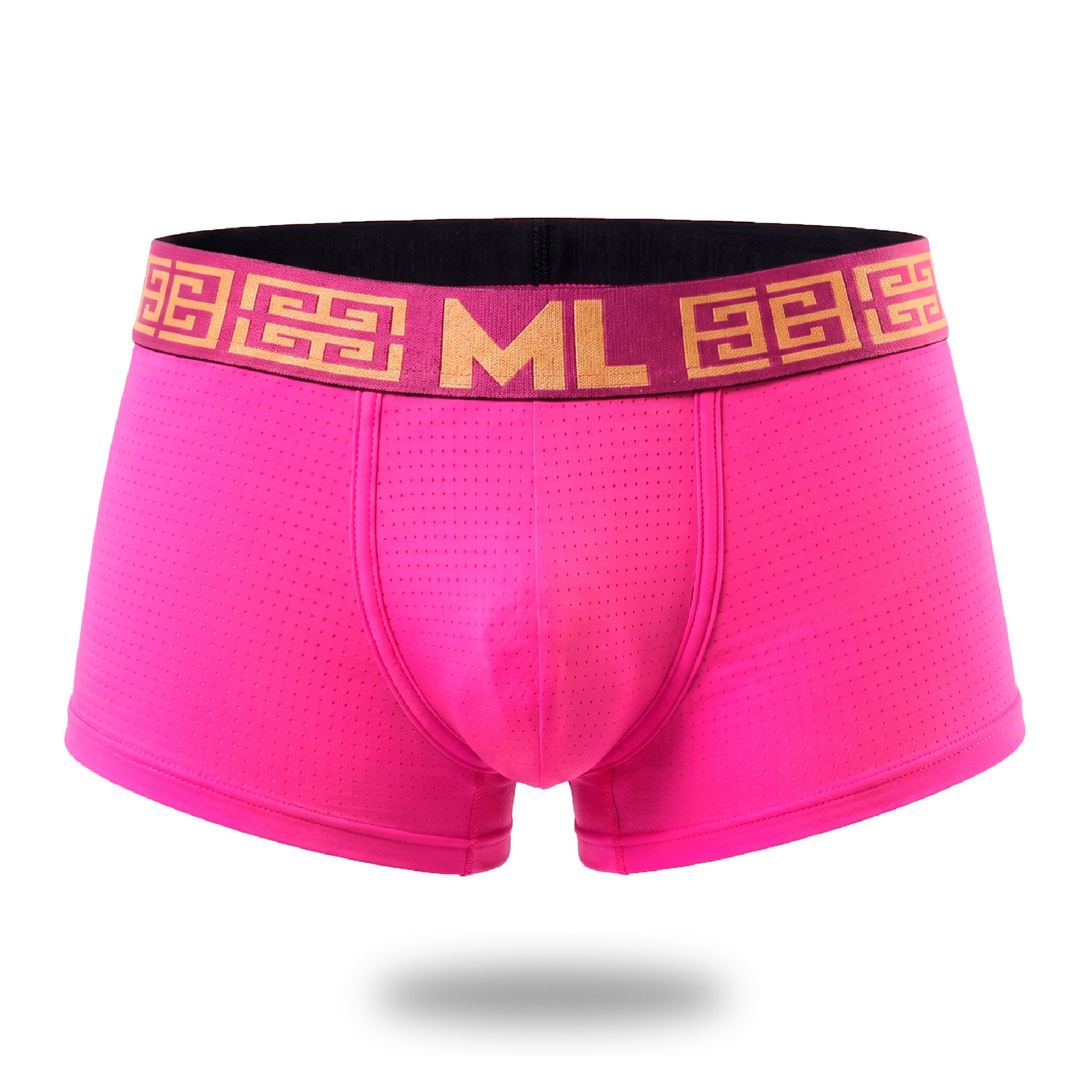Boxer Mens Look Grecas Rosa