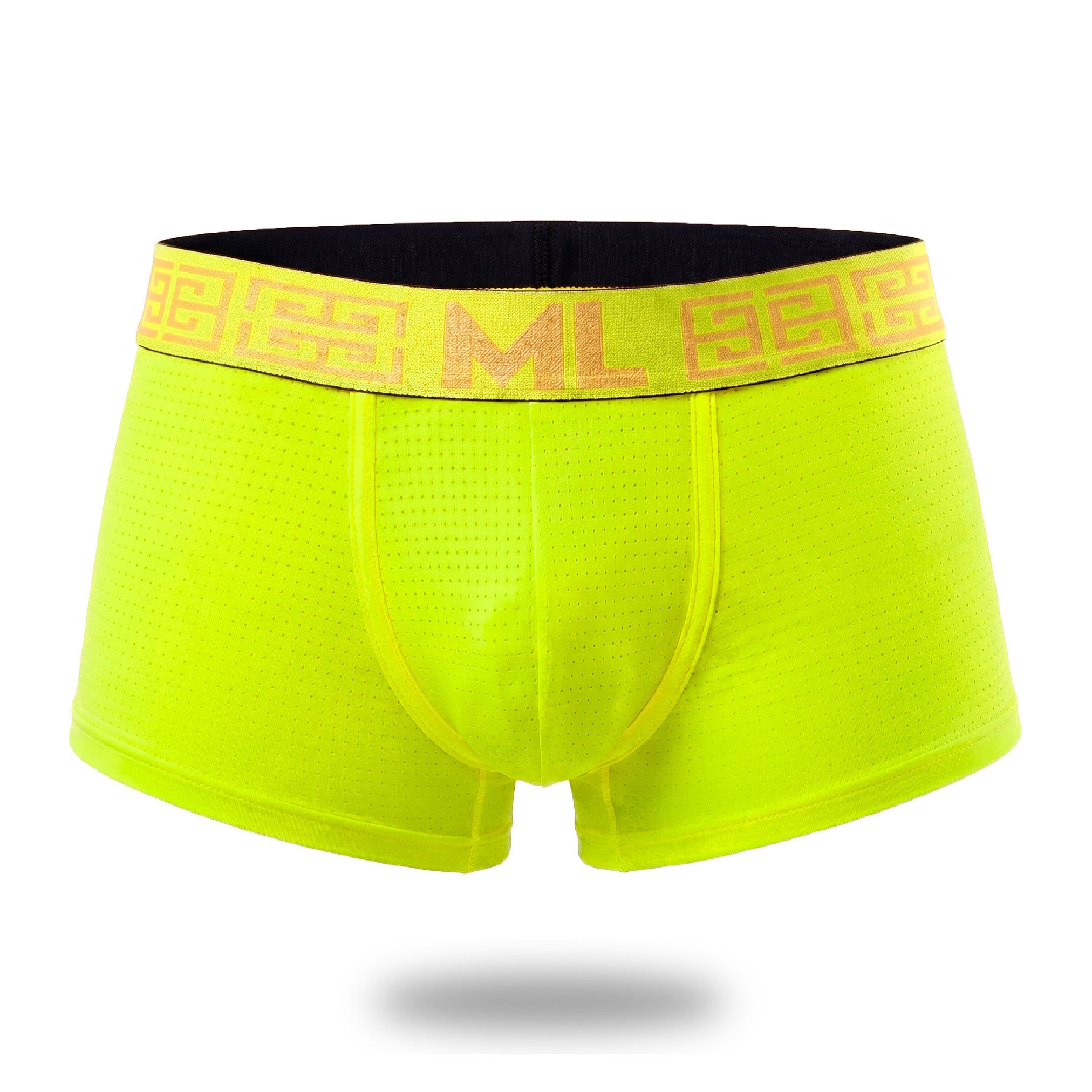Boxer Mens Look Grecas Verde Neon