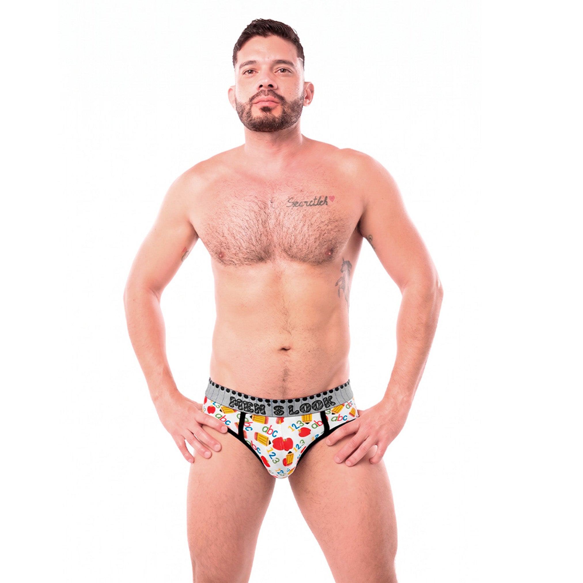 Brief Mens Look Apple Teacher