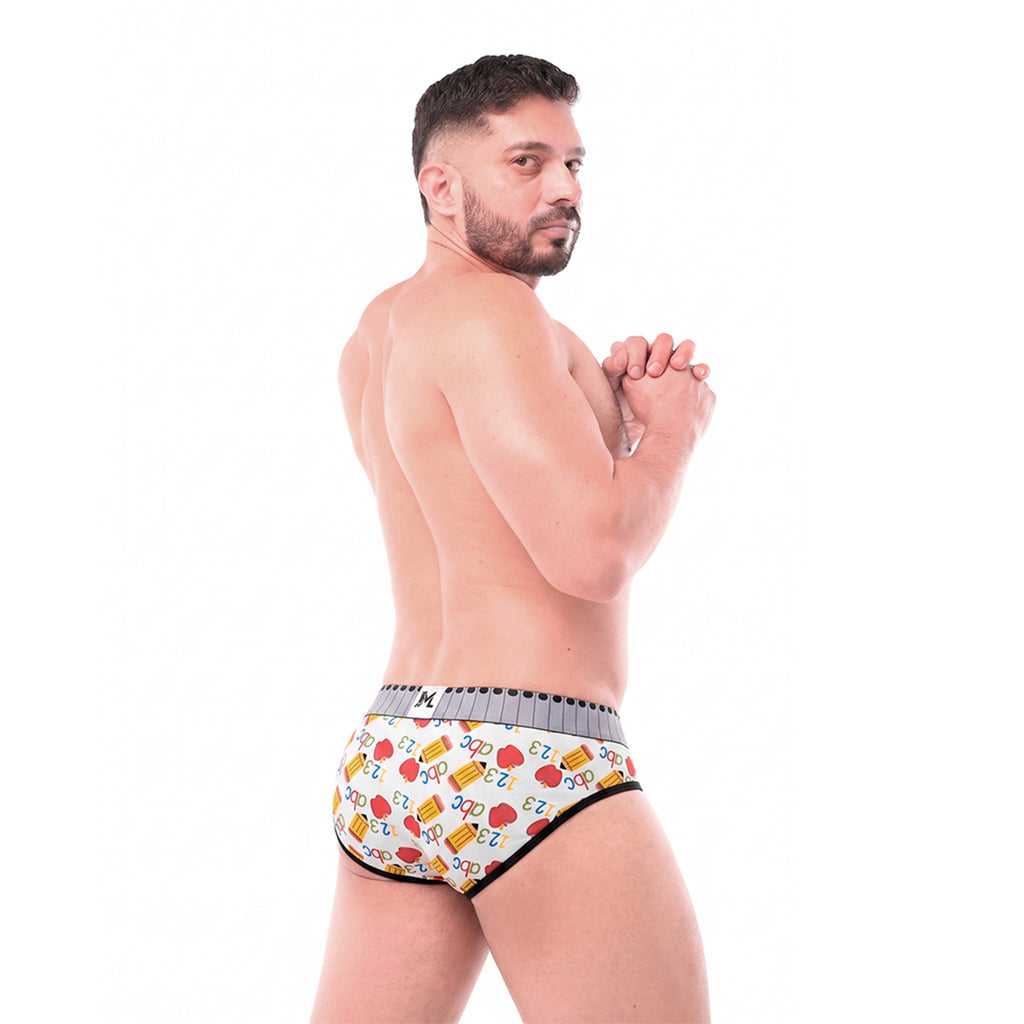 Brief Mens Look Apple Teacher