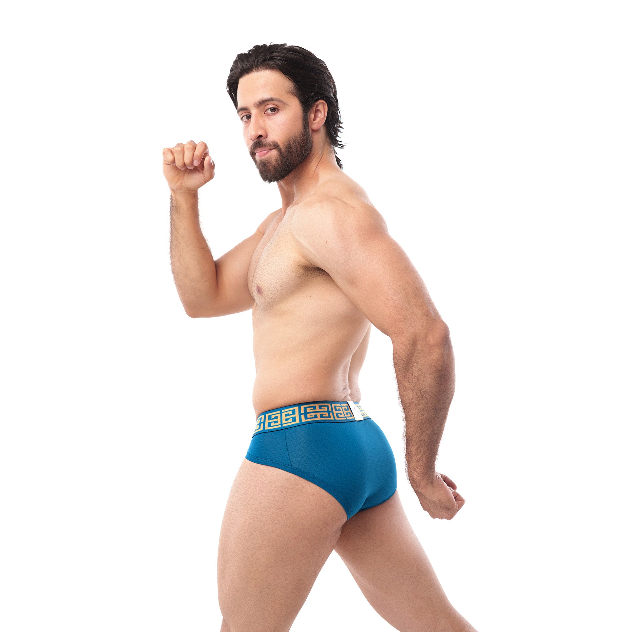 Brief Mens Look Grecas Petroleo