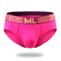 Brief Mens Look Grecas Rosa