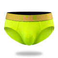 Brief Mens Look Grecas Verde Neon