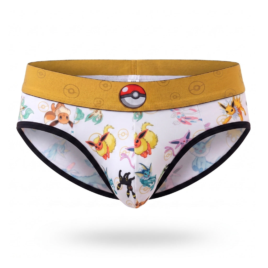 Brief Pokemon Evoluciones Eevee Blanco