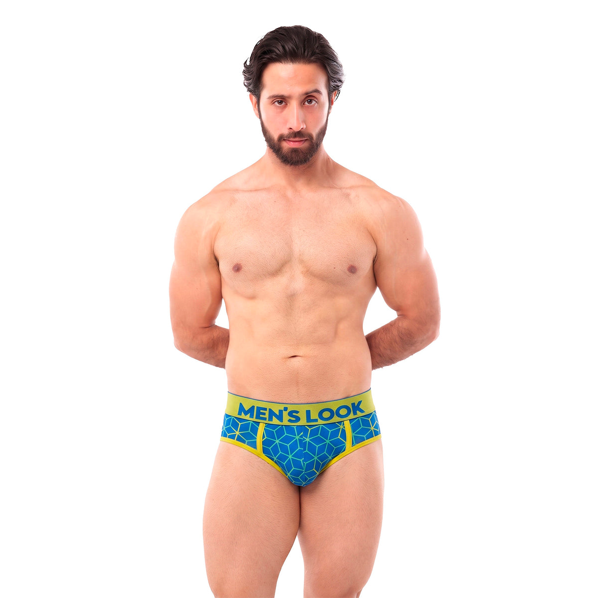 Brief Mens Look Geometrico