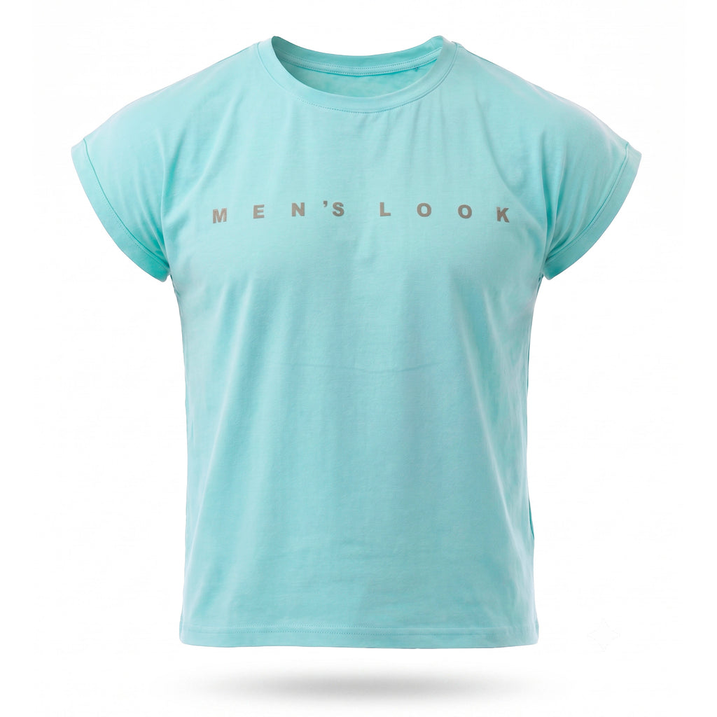 Casaca Crop Mens Look Aqua