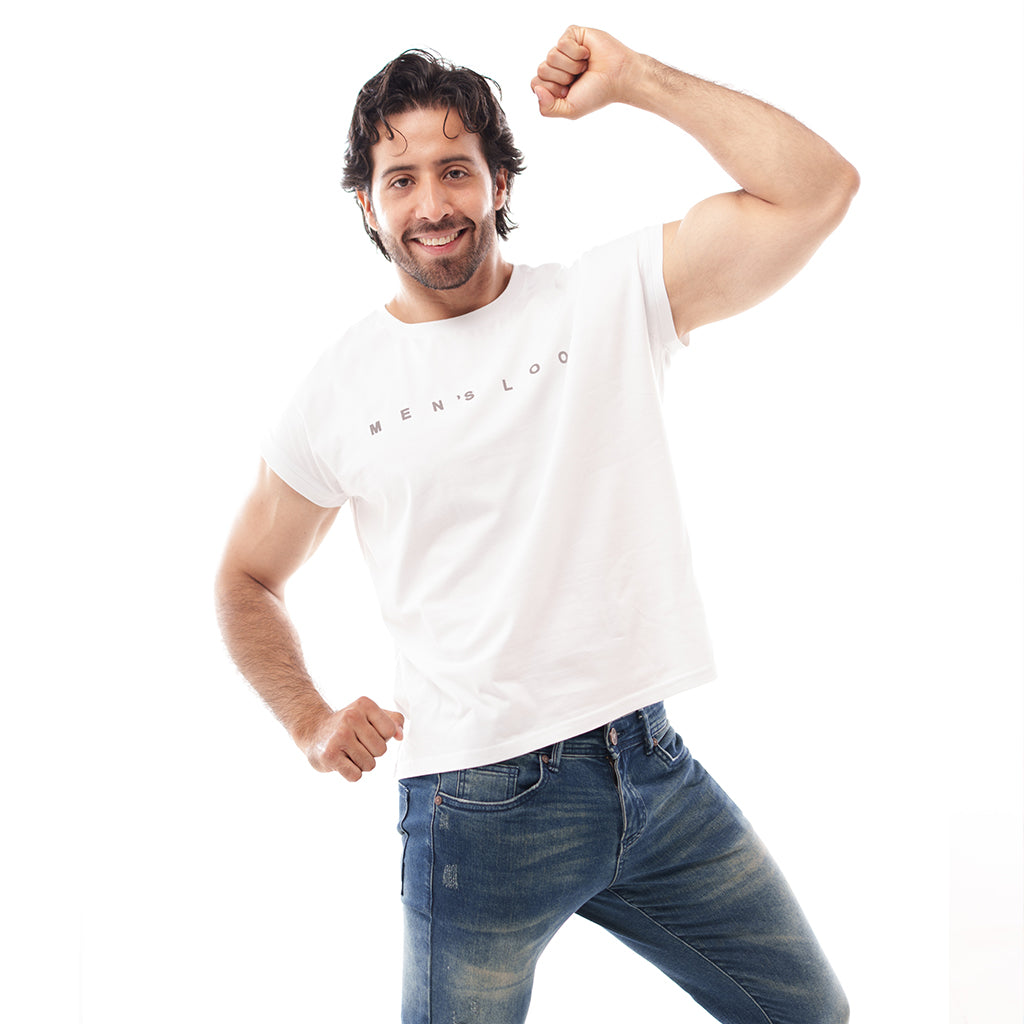 Casaca Crop Mens Look Blanca