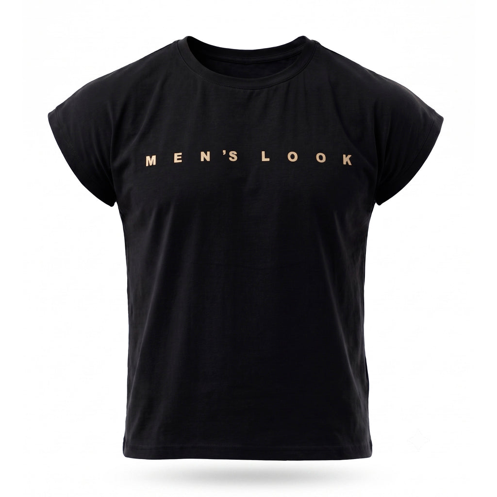 Casaca Crop Mens Look Negra