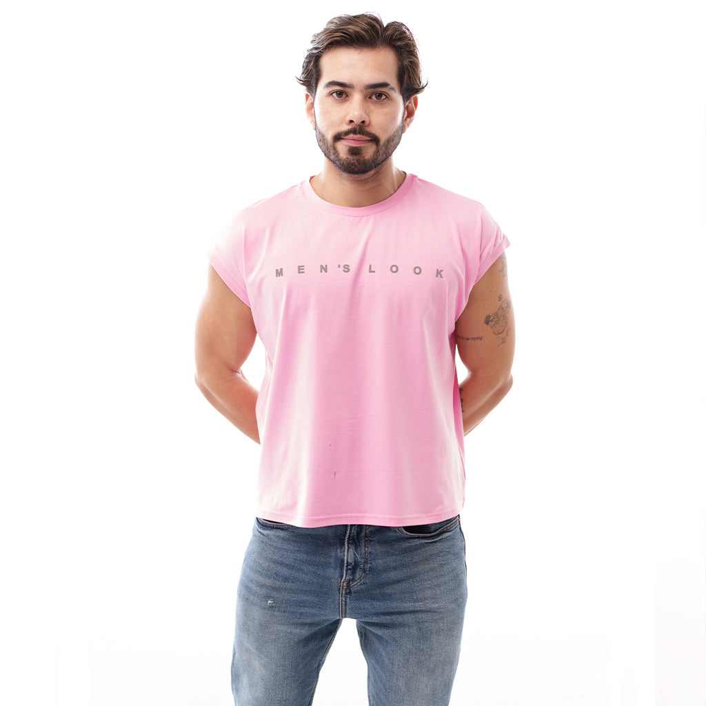 Casaca Crop Mens Look Rosa