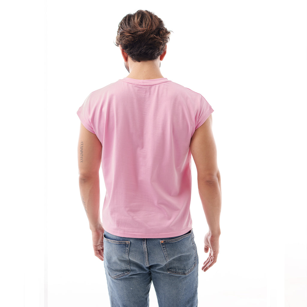 Casaca Crop Mens Look Rosa
