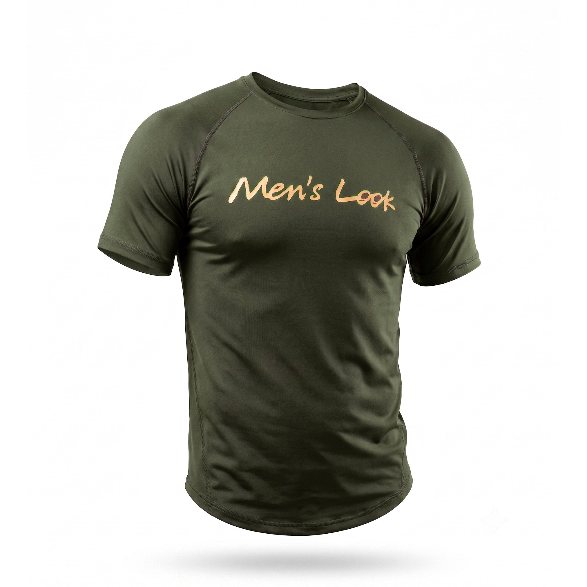 Playera Mens Look Sport Verde Militar