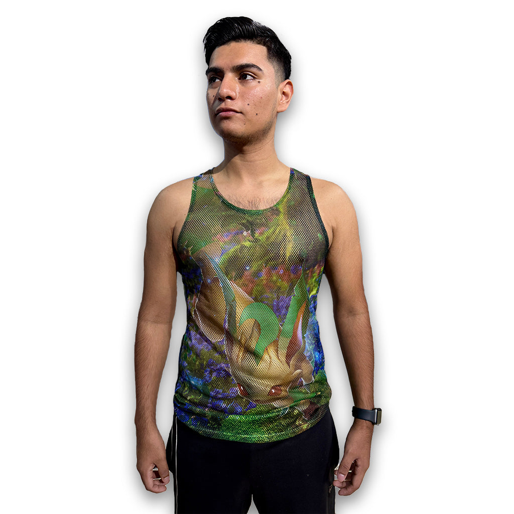 Playera Tela Red Pokemon Leafeon