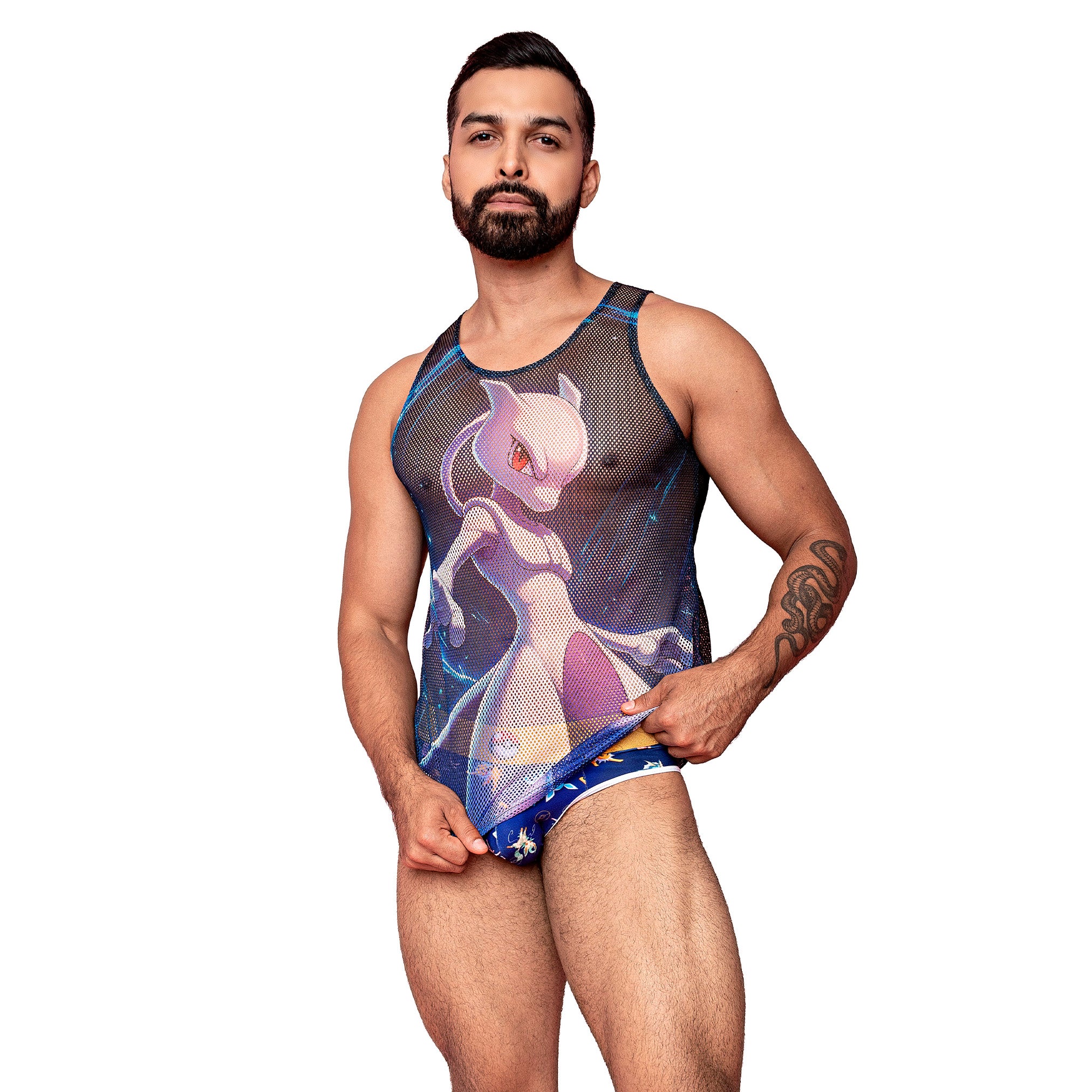 Playera Tela Red Pokemon Mewtwo