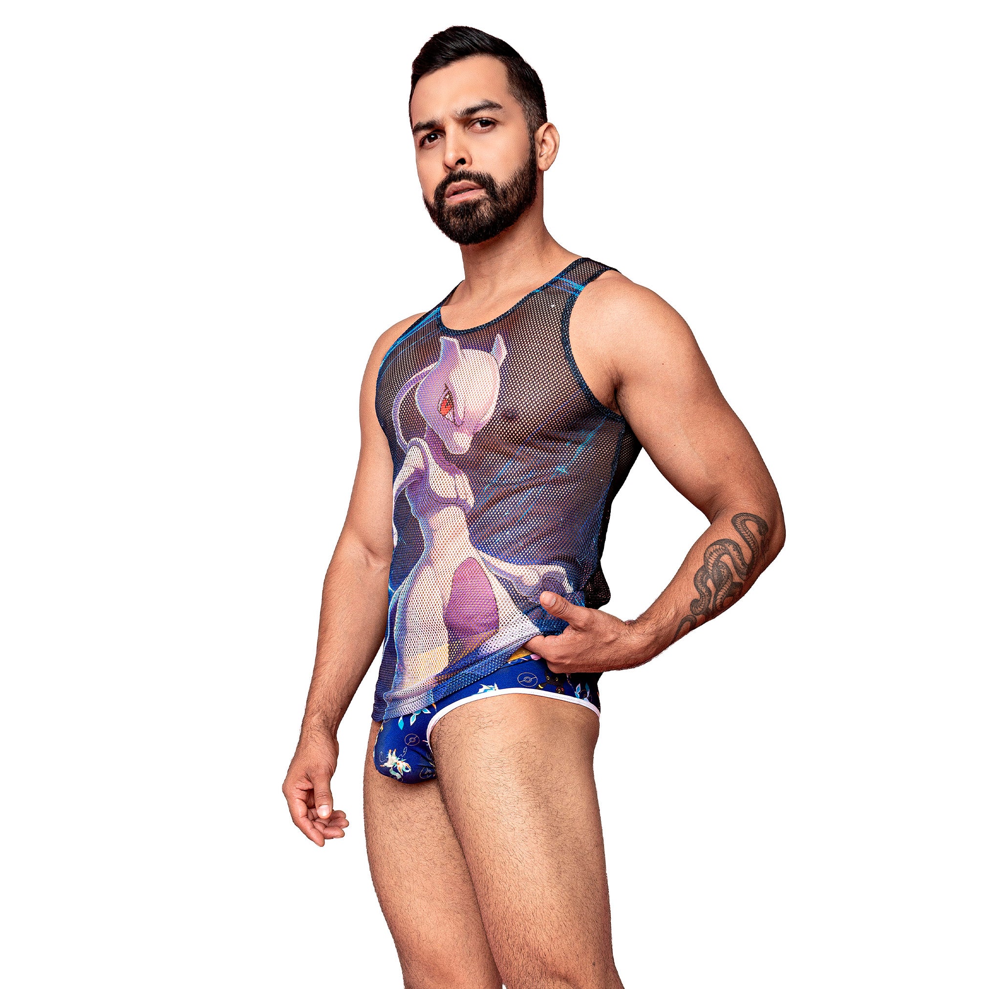Playera Tela Red Pokemon Mewtwo