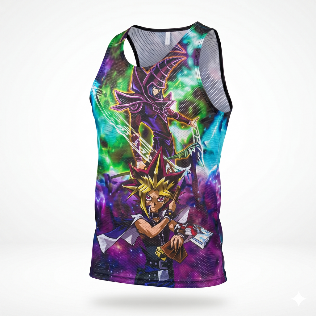 Playera Tela Red Pokemon Yu Gi Oh