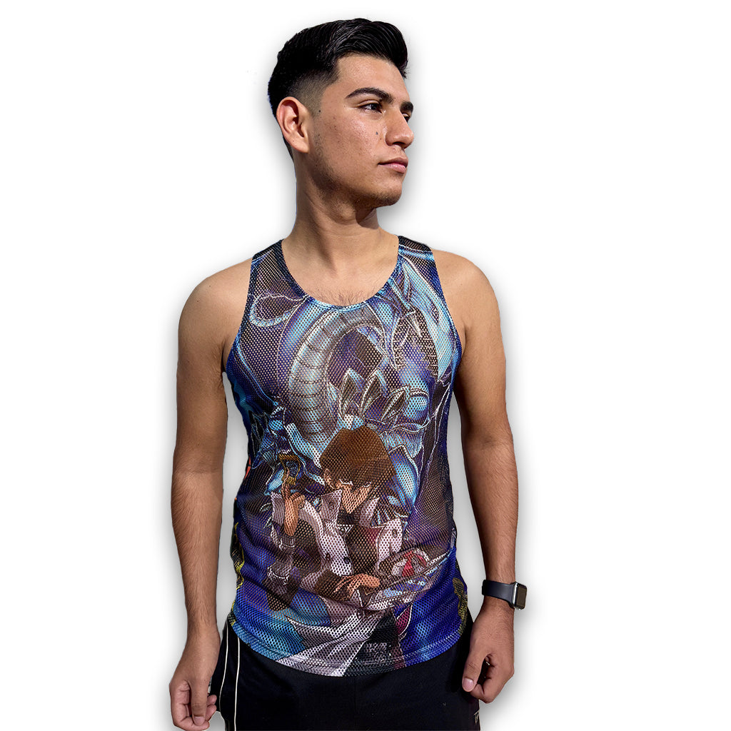 Playera Tela Red Pokemon Yu Gi Oh Dragon