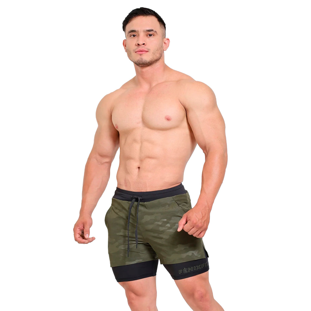Short FF 2 en 1 Camuflaje Militar