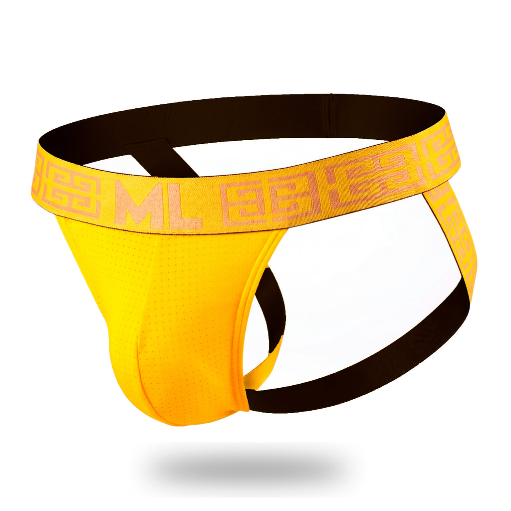 Suspensorio ML Grecas Amarillo