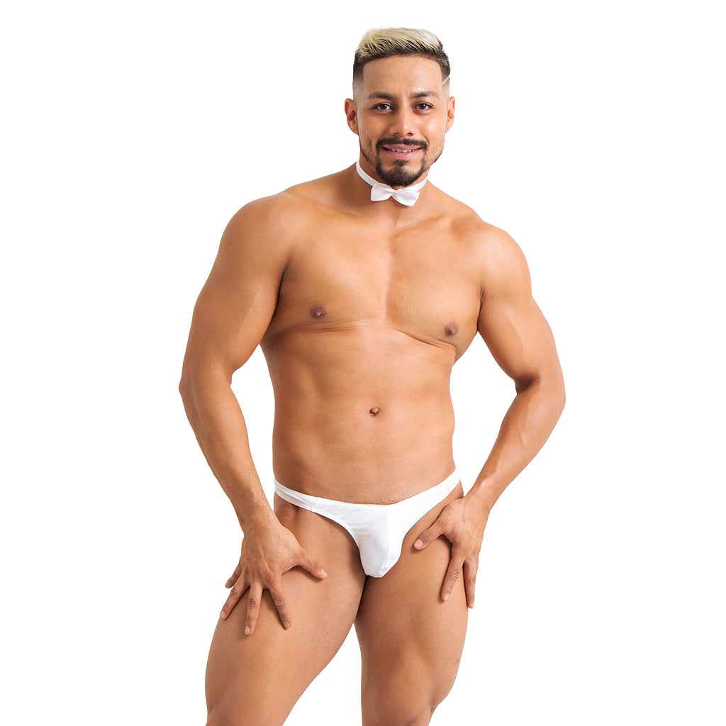 Tanga Brasileña Licra Blanca
