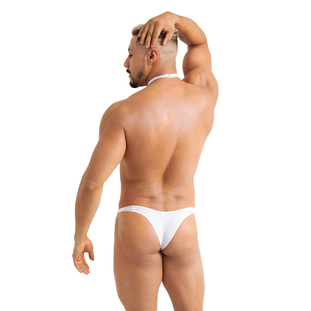 Tanga Brasileña Licra Blanca