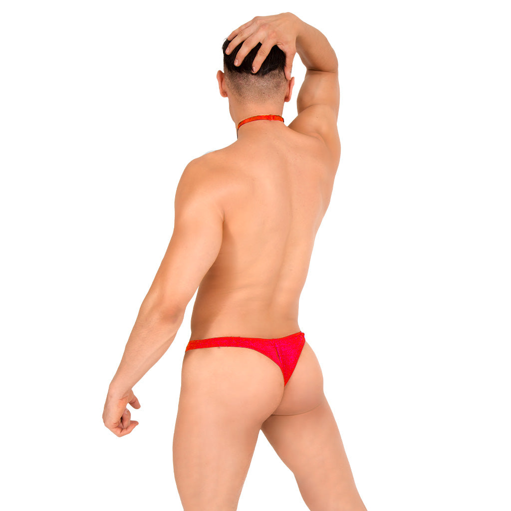 Tanga Brasileña Licra Roja