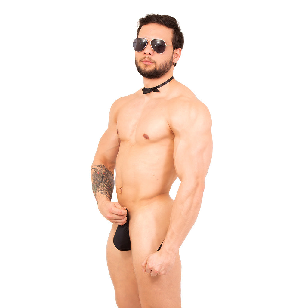 Tanga Broche Negra